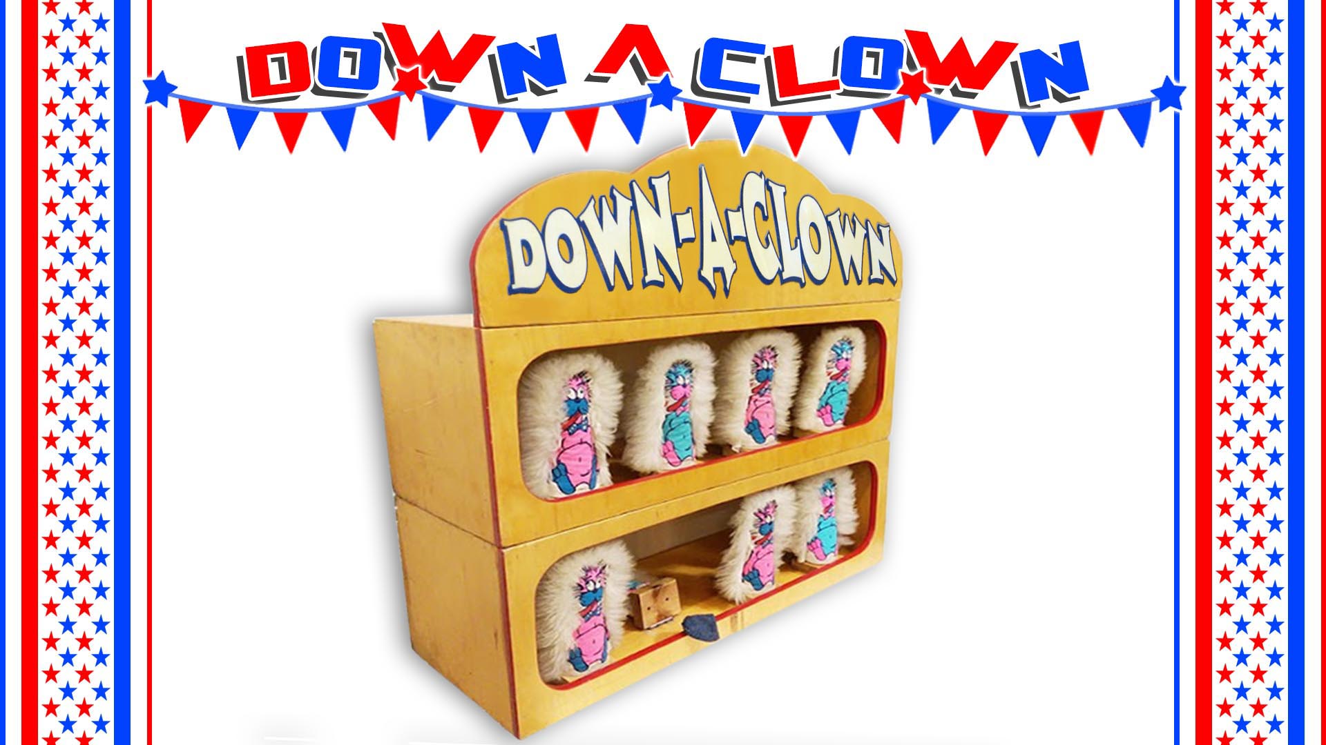 down a clown carnival game down a clown carnival game